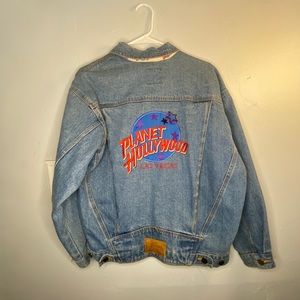 Planet Hollywood Las Vegas Denim Jean Jacket